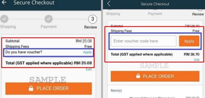 how to use voucher on lazada